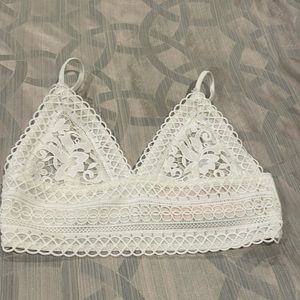 Thatssofetch white lace top